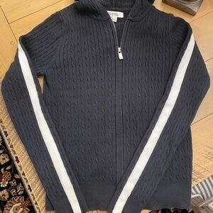 Black Michael Kors Zip-up Hoodie